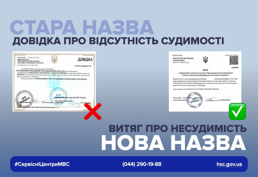 Інформація про можливість отримання довідки в застосунку 